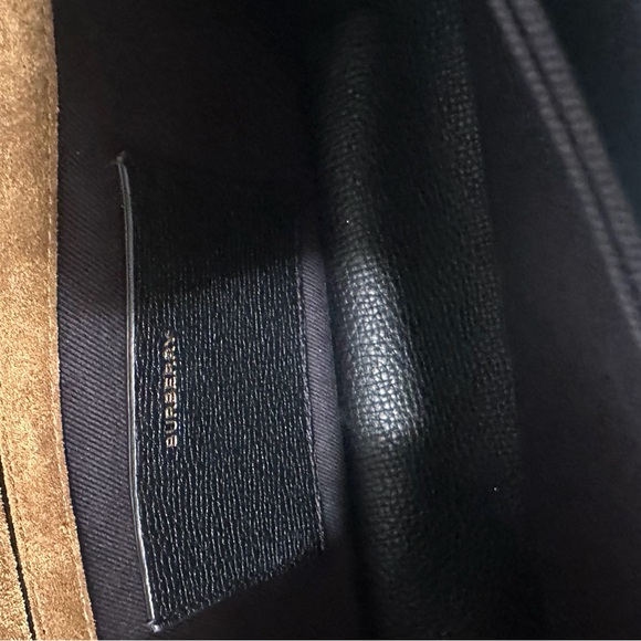 Burberry Black and Brown Crossbody Bag with Gold Accent - Picture 11 of 15